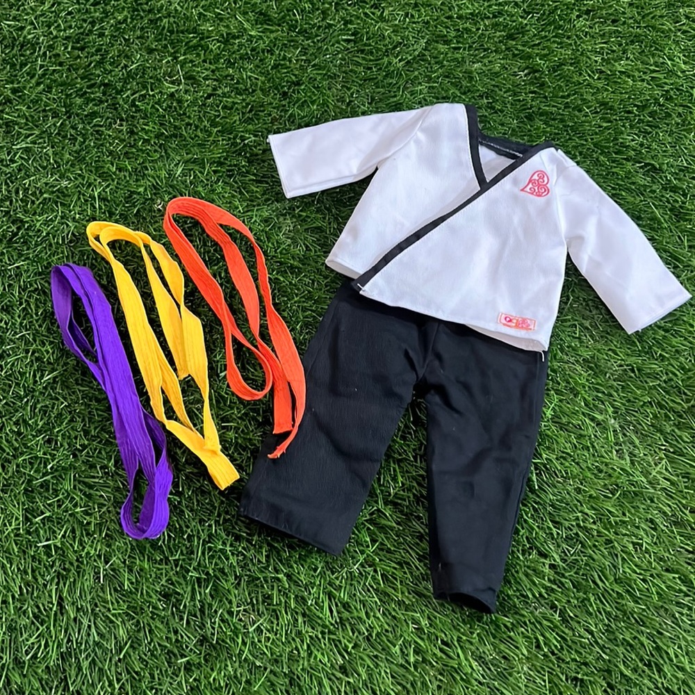 18” Doll - Karate Outfit suitable for American girl doll
